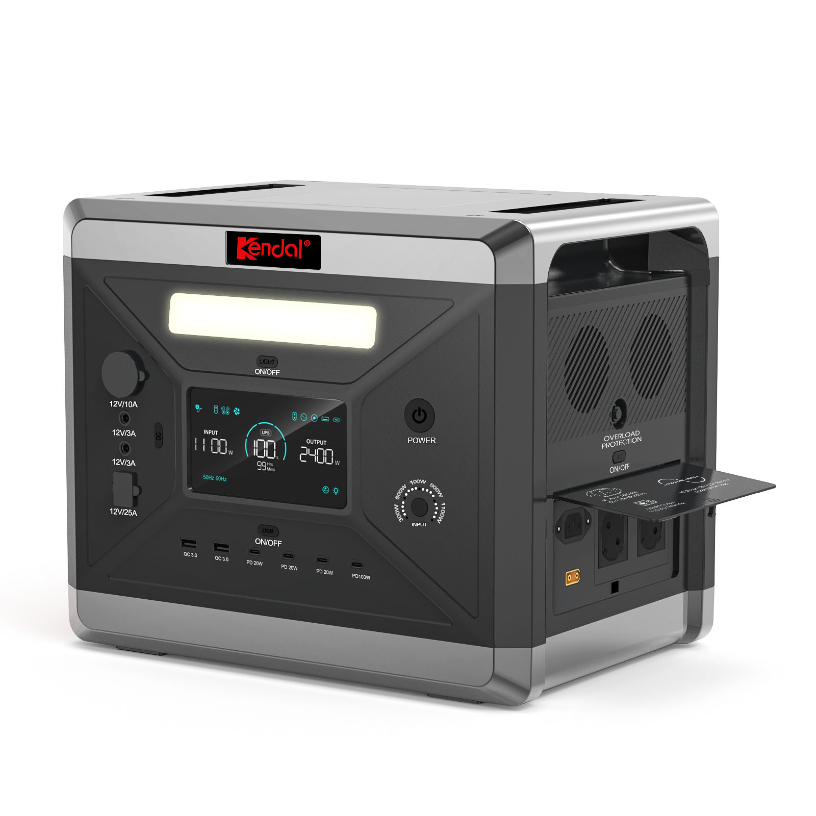 2400W便攜式儲(chǔ)能電池